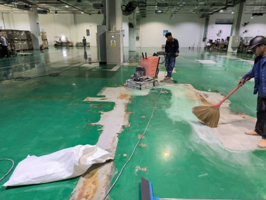 DỊCH VỤ MÀI BÓC SƠN EPOXY TẠI HẢI PHÒNG - MINH DUC INDUSTRIAL FLOOR 0901.592.593